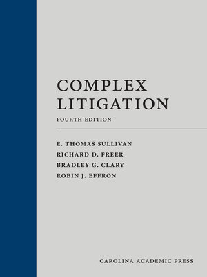 cover image of Complex Litigation